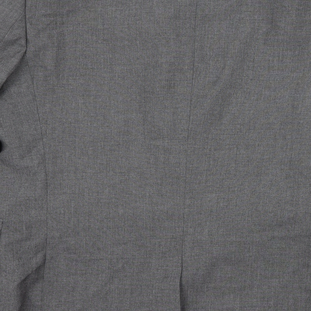 NEXT Mens Grey Striped  Jacket Suit Jacket Size L