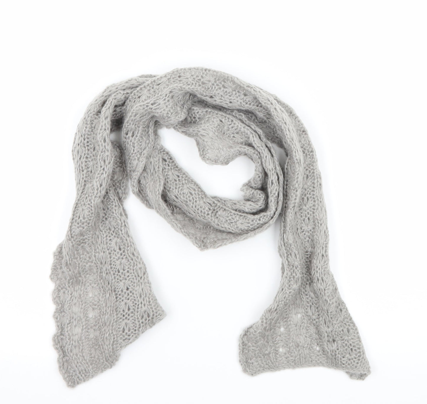 Damart Womens Grey  Knit  Scarf