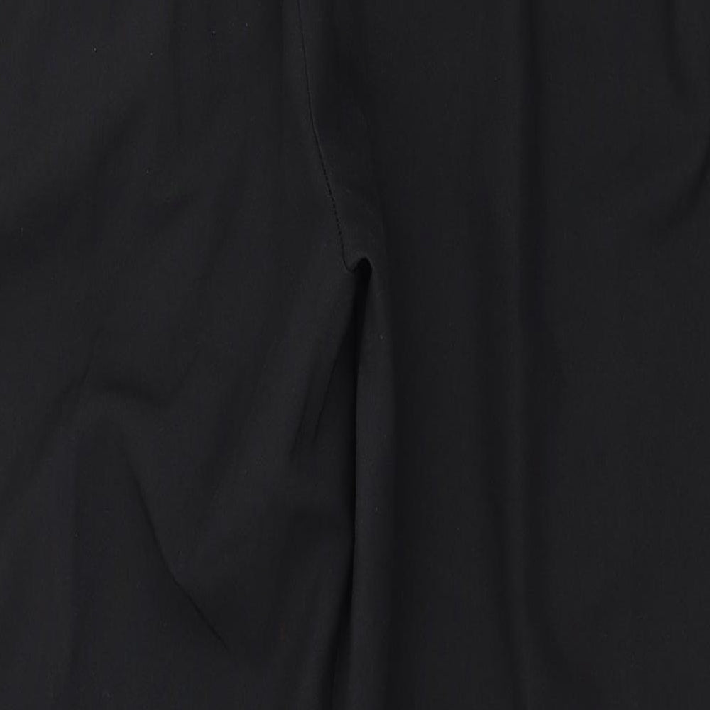 Preworn Womens Black   Trousers  Size 18 L26 in