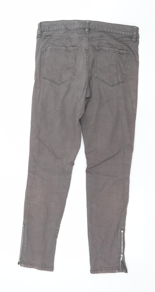 Club Monaco Womens Grey  Denim Skinny Jeans Size 6 L26 in