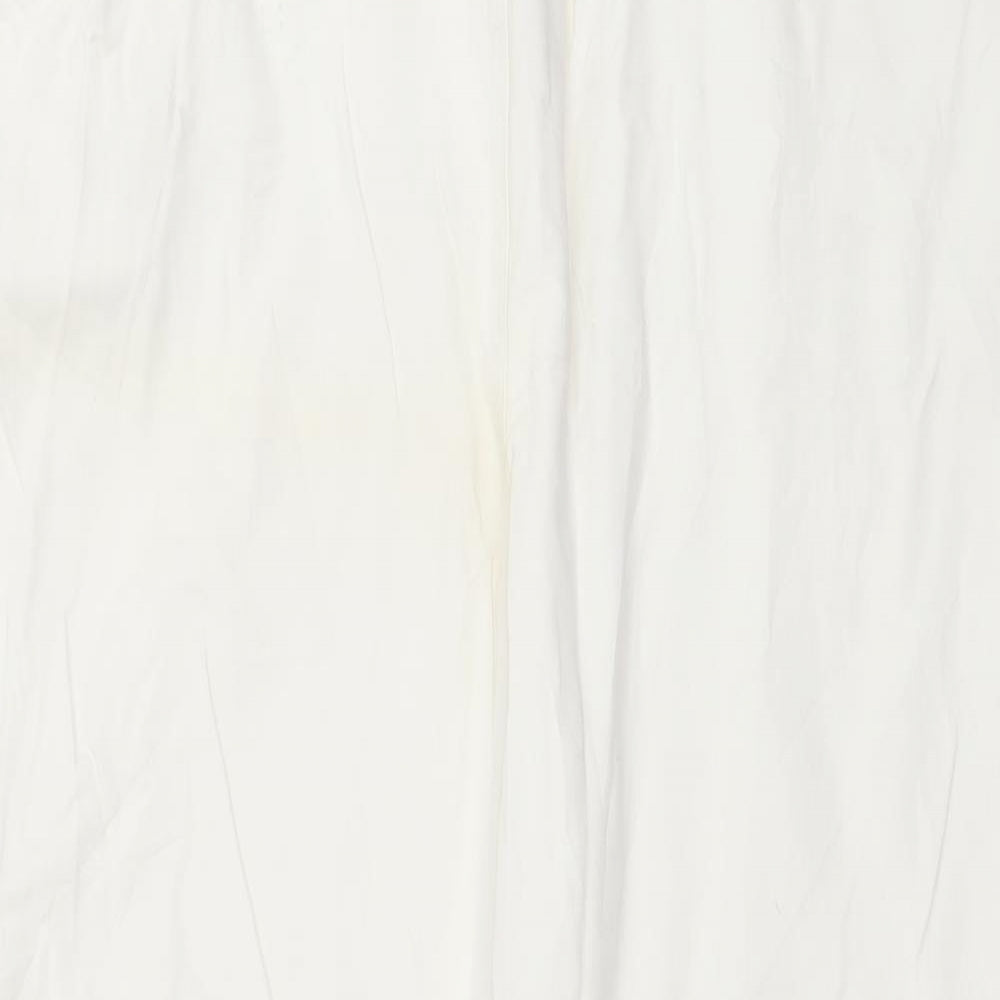 Preworn Womens White   Trousers  Size L L28 in