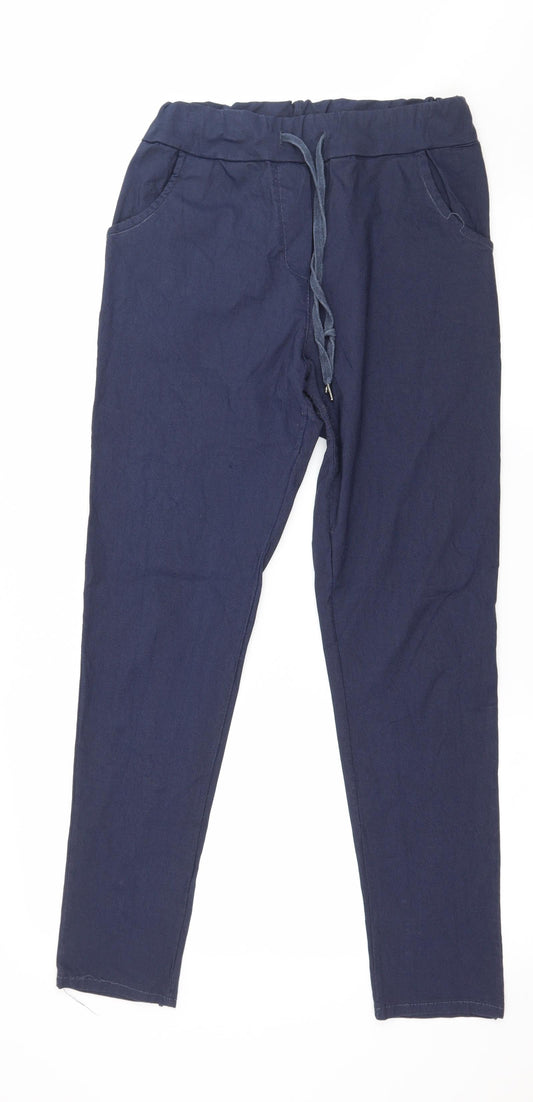 Preworn Womens Blue   Trousers  Size 10 L28 in