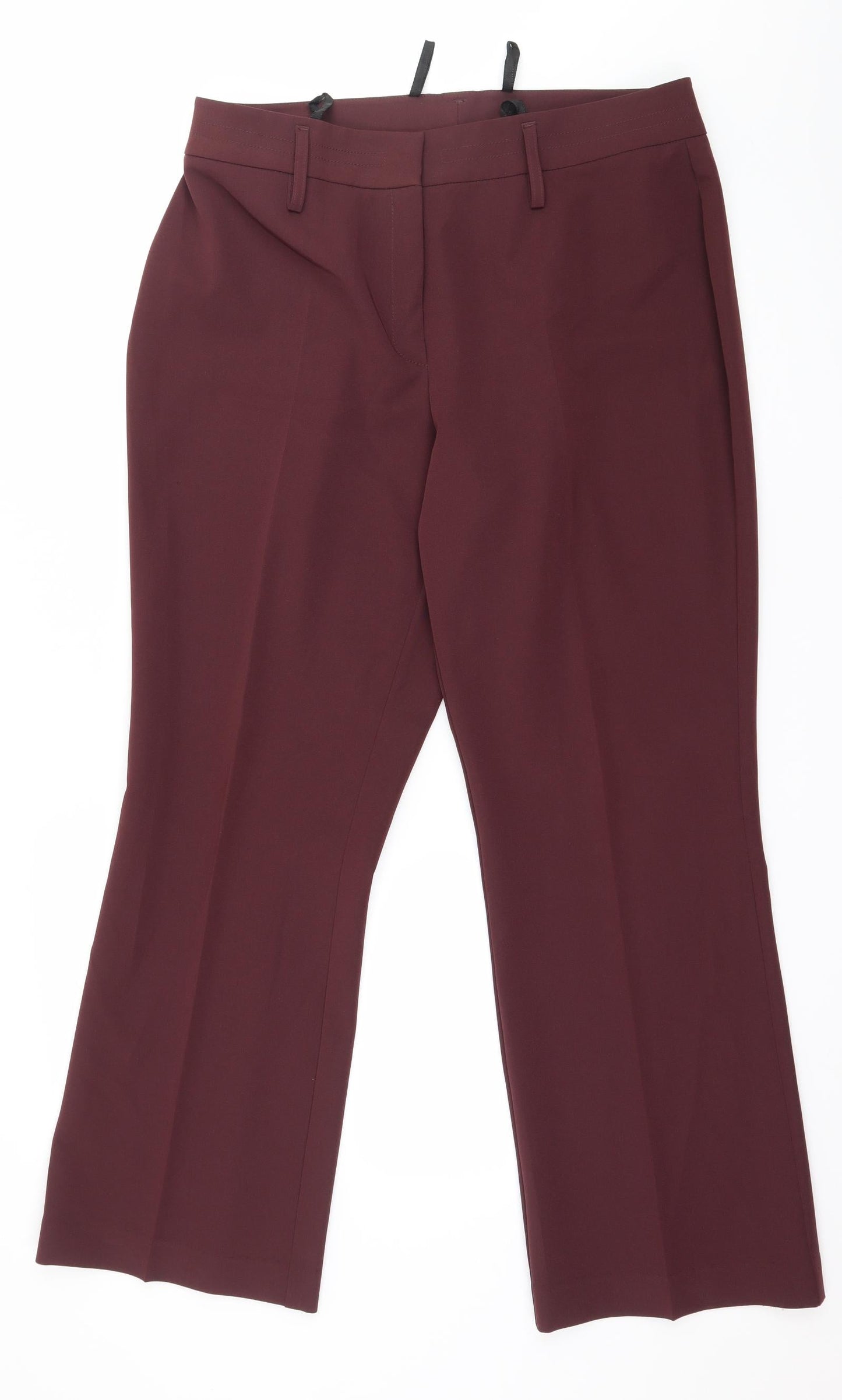 Preworn Womens Red   Trousers  Size 18 L28 in