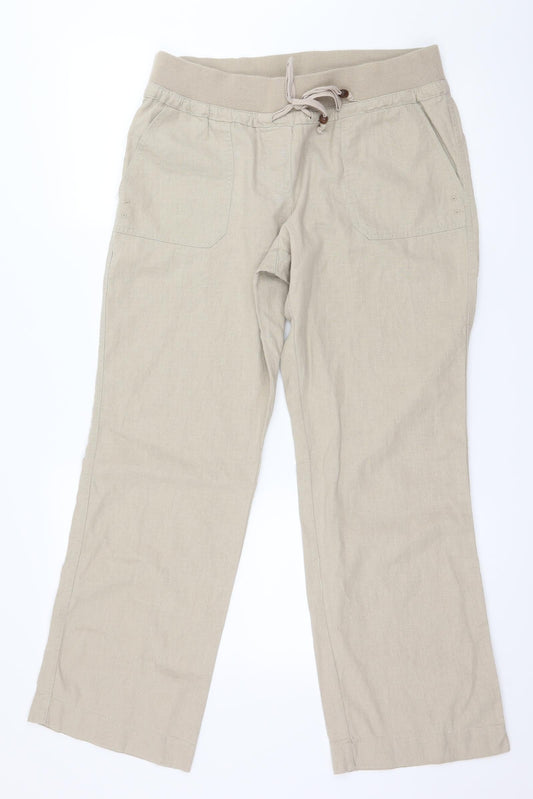 1932 Womens Beige   Trousers  Size 36 in L29 in