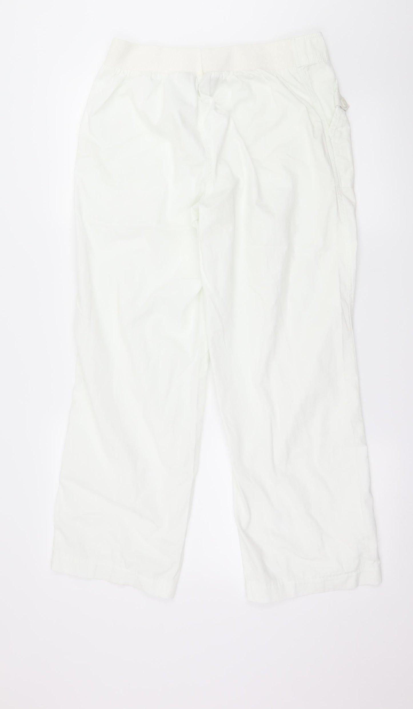Bonmarché Womens White   Trousers  Size 12 L28 in