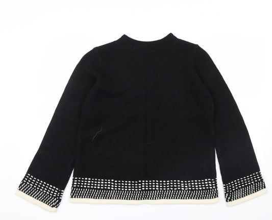 BM Womens Black   Cardigan Jumper Size S