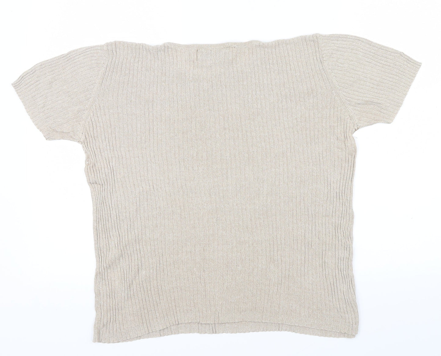 COMLIMENTS Womens Gold   Pullover Jumper Size M