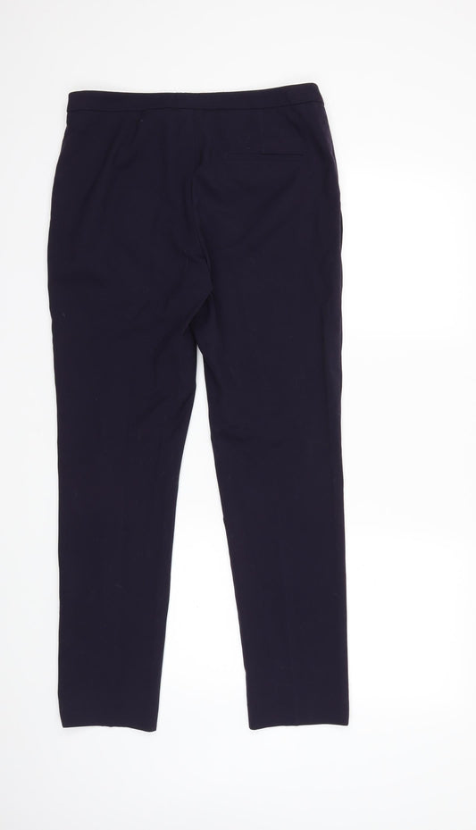 H&M Womens Blue   Trousers  Size 10 L28 in