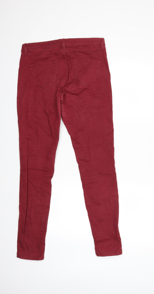 Camaieu Womens Red  Denim Jegging Jeans Size 30 in L29 in
