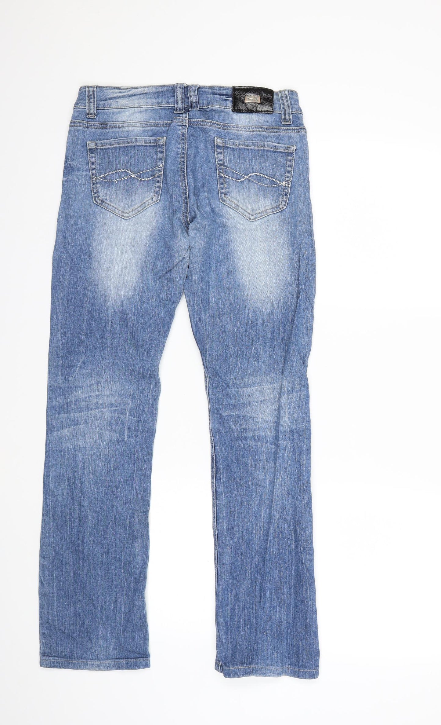 Preworn Womens Blue  Denim Skinny Jeans Size 28 in L29 in