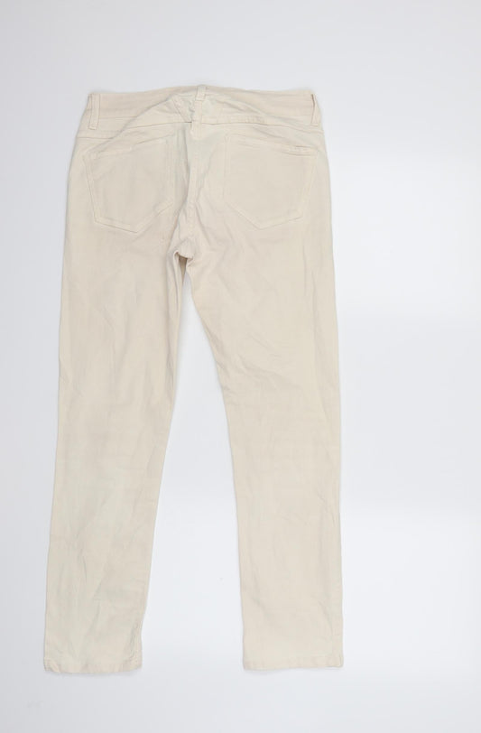 clolsed Womens Beige  Denim Straight Jeans Size 30 in L26 in