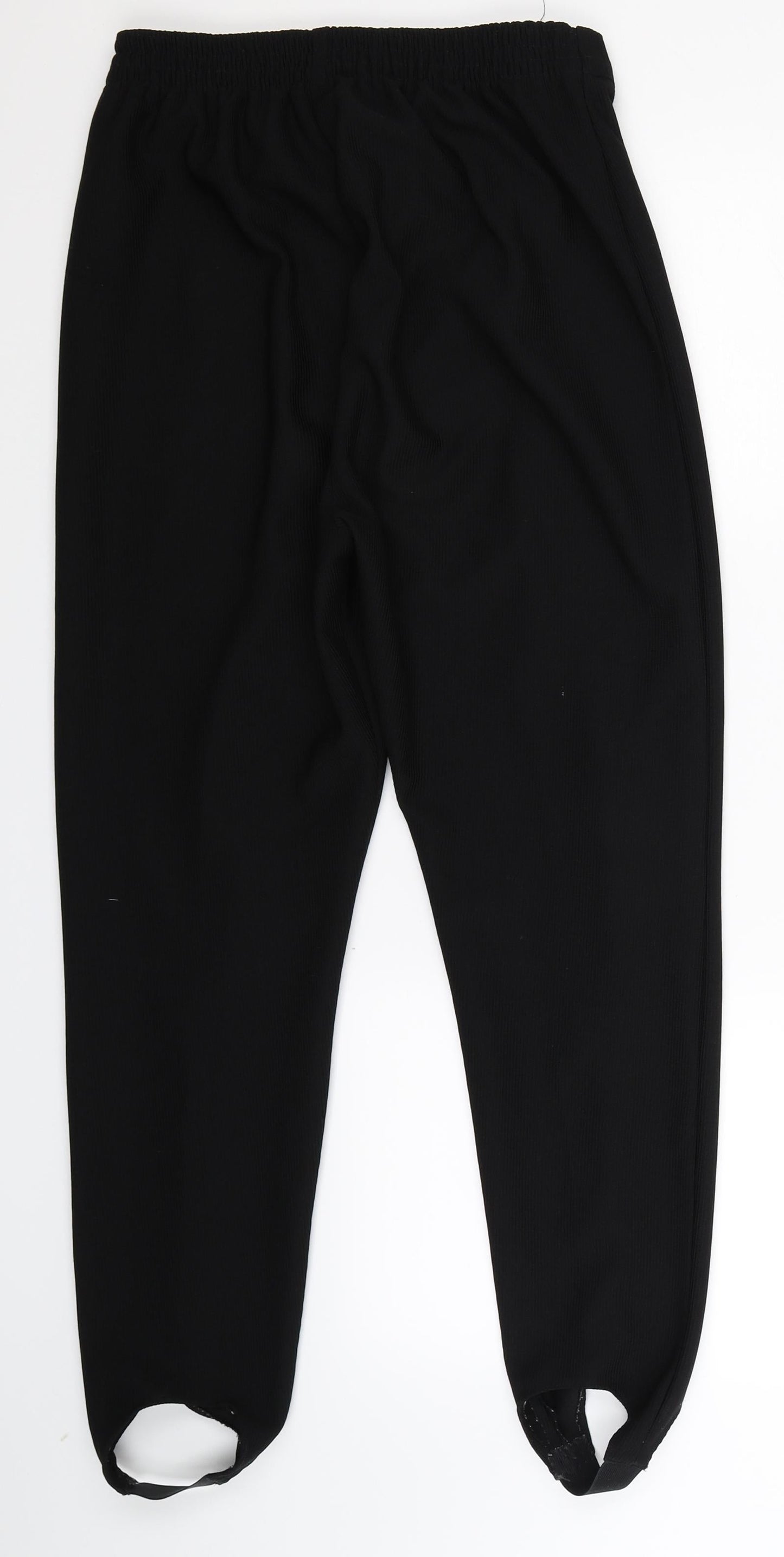 Preworn Womens Black   Trousers  Size 12 L26 in