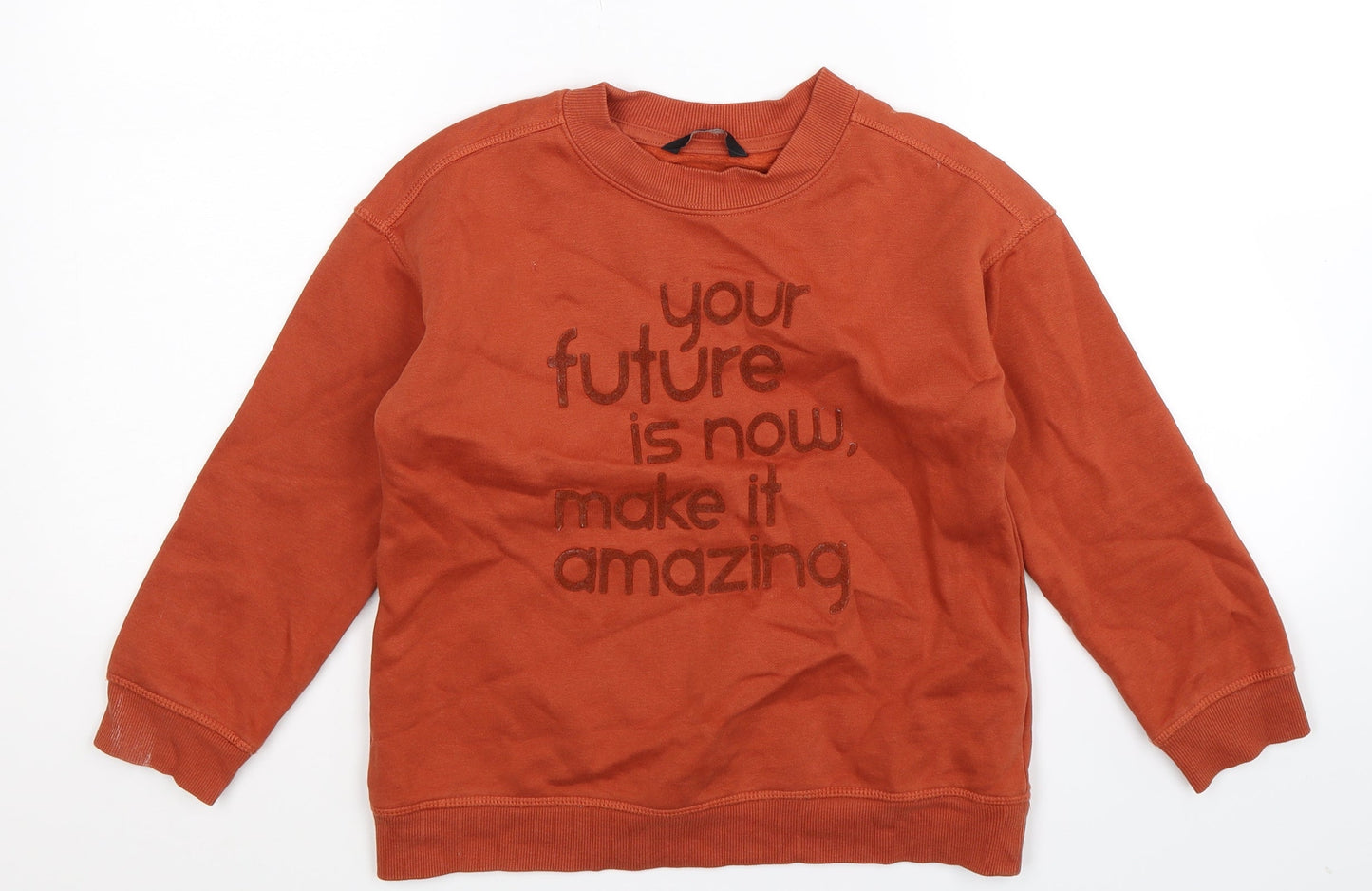George Boys Brown   Pullover Sweatshirt Size 7-8 Years