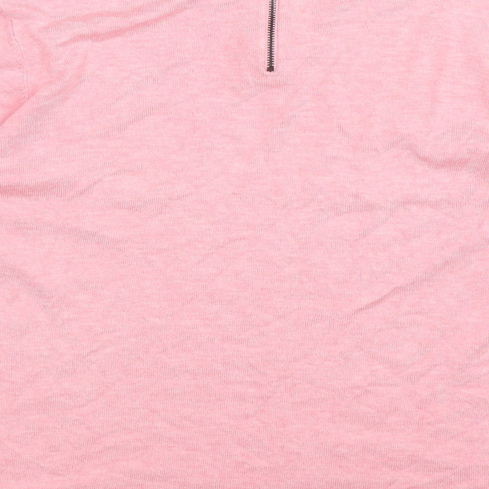 Papaya Womens Pink  Knit Pullover Jumper Size 10