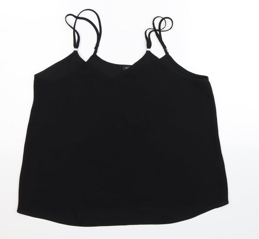 River Island Womens Black   Basic Tank Size 10