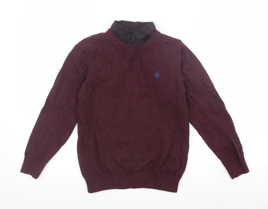 NEXT Boys Red   Pullover Sweatshirt Size 9 Years