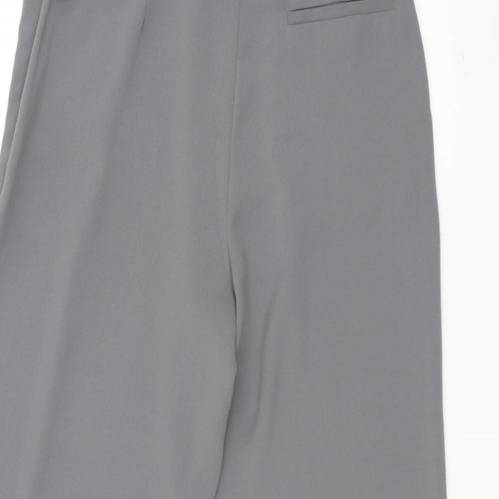 NEXT Womens Grey   Trousers  Size 12 L24 in - Belted
