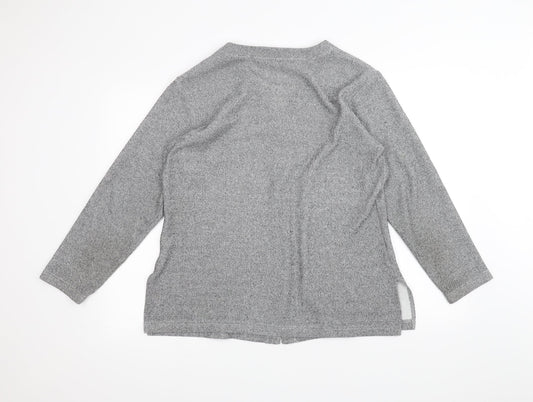 BHS Womens Grey   Cardigan Jumper Size 14