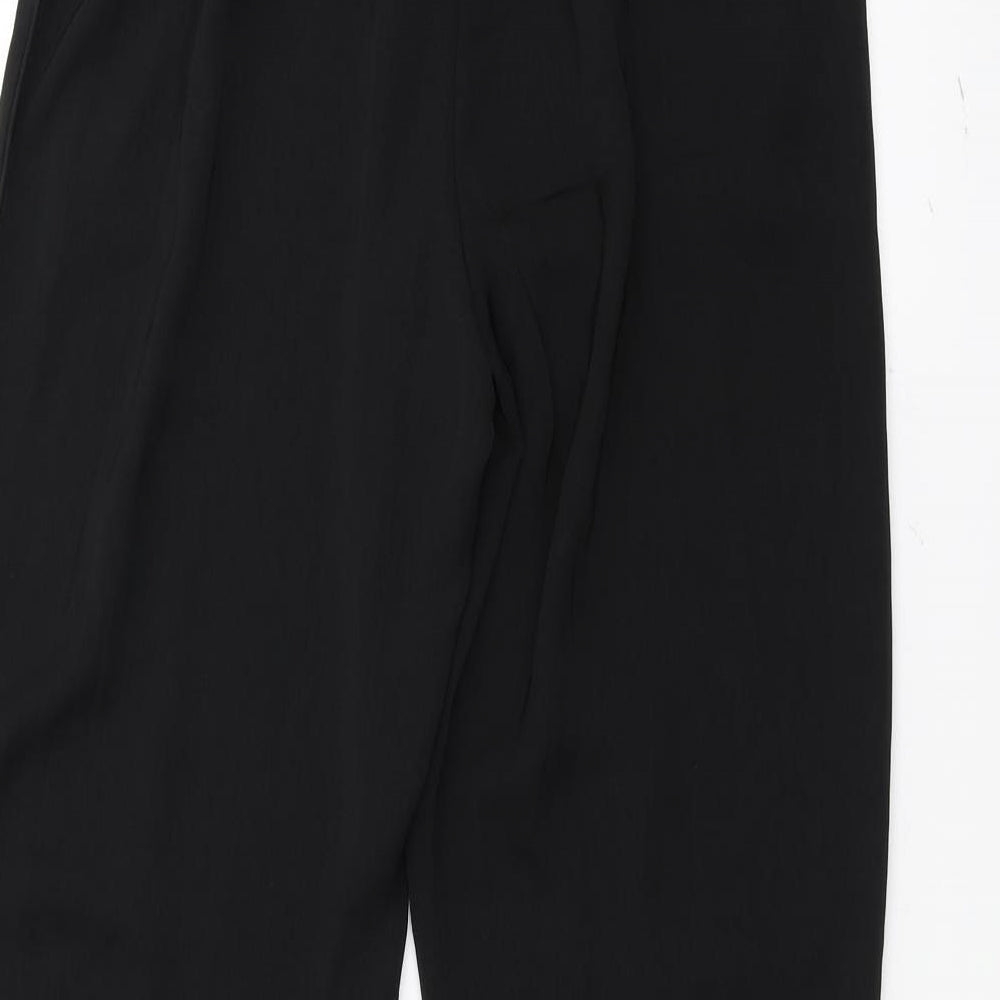 Boohoo Womens Black   Trousers  Size 10 L26 in