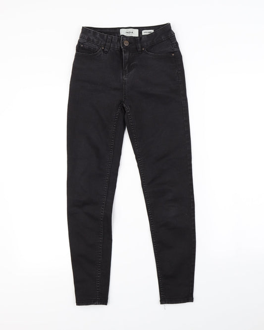 New Look Womens Black   Straight Jeans Size 6 L27 in