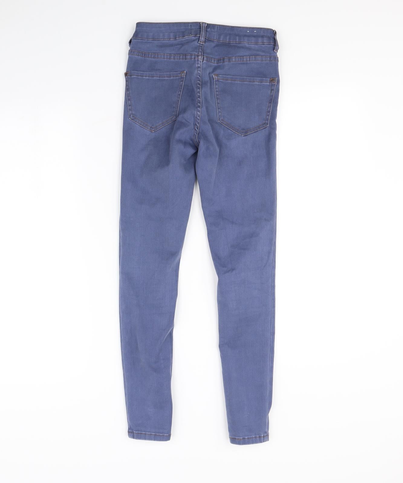 New Look Womens Blue   Straight Jeans Size 6 L27 in