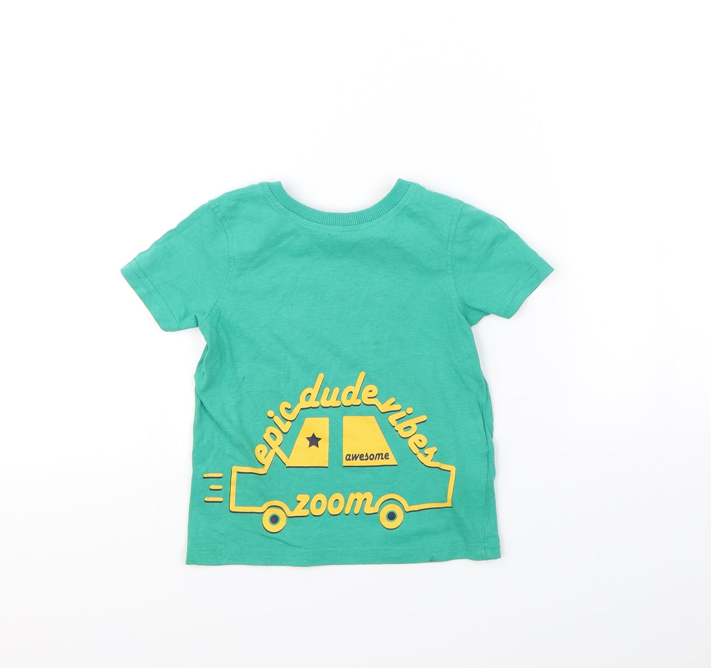 George Boys Green   Basic T-Shirt Size 2 Years
