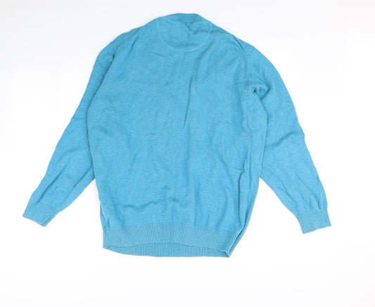 Peter Gribby Mens Blue   Pullover Jumper Size XL