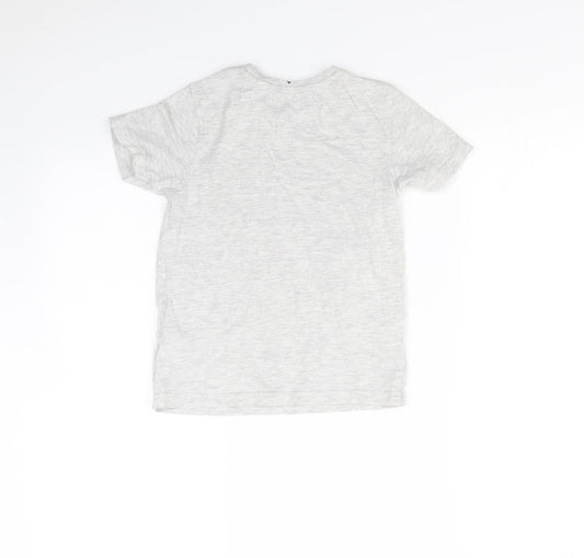 George Boys Grey   Basic T-Shirt Size 6 Years