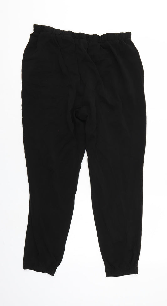 Papaya Womens Black   Jegging Trousers Size 12 L25 in