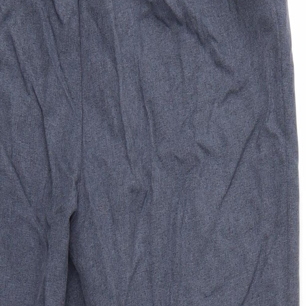 Bonmarché Womens Grey   Trousers  Size 14 L26 in - Elastic Waist