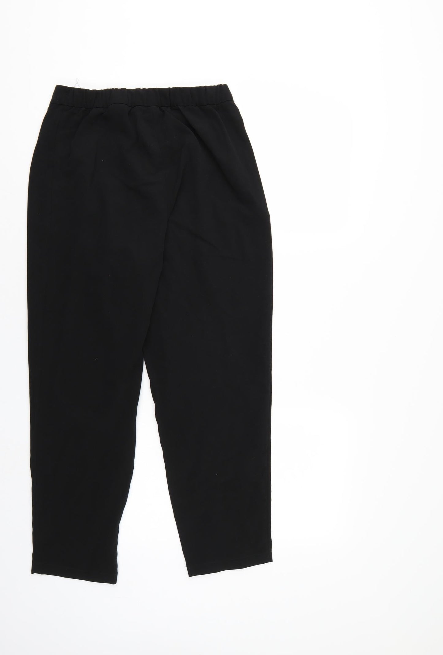 Divided Womens Black   Cropped Trousers Size 6 L24 in