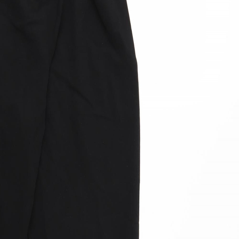 Divided Womens Black   Cropped Trousers Size 6 L24 in