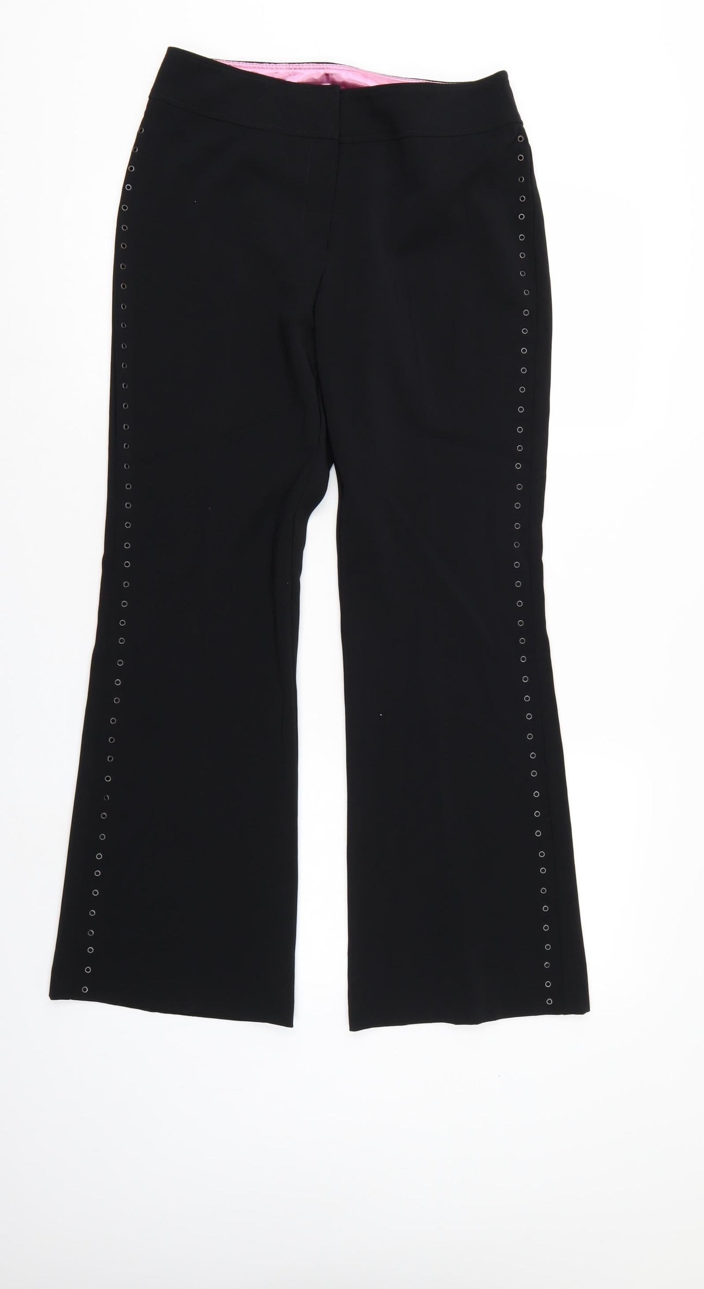 Dorothy Perkins Womens Black   Trousers  Size 10 L29 in
