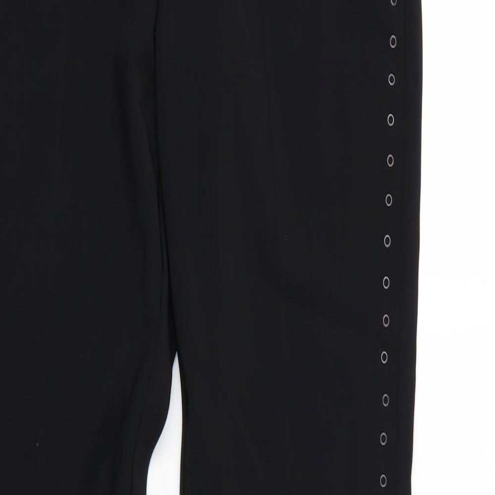 Dorothy Perkins Womens Black   Trousers  Size 10 L29 in