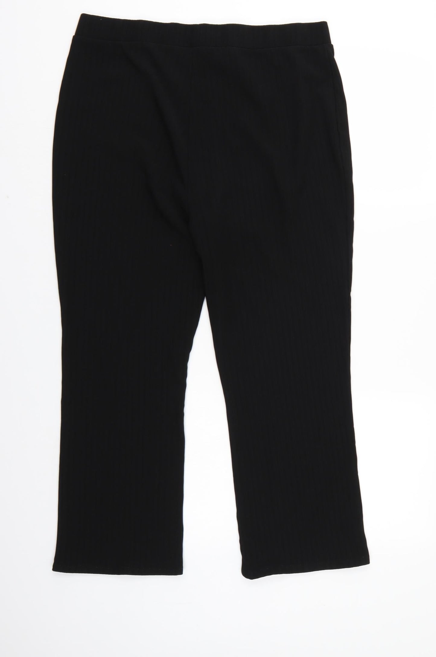 Papaya Womens Black   Trousers  Size 18 L23 in