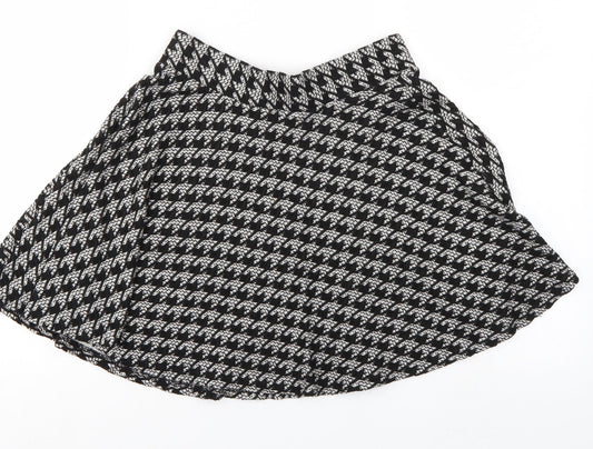 Cooperative Womens Multicoloured Herringbone  A-Line Skirt Size S