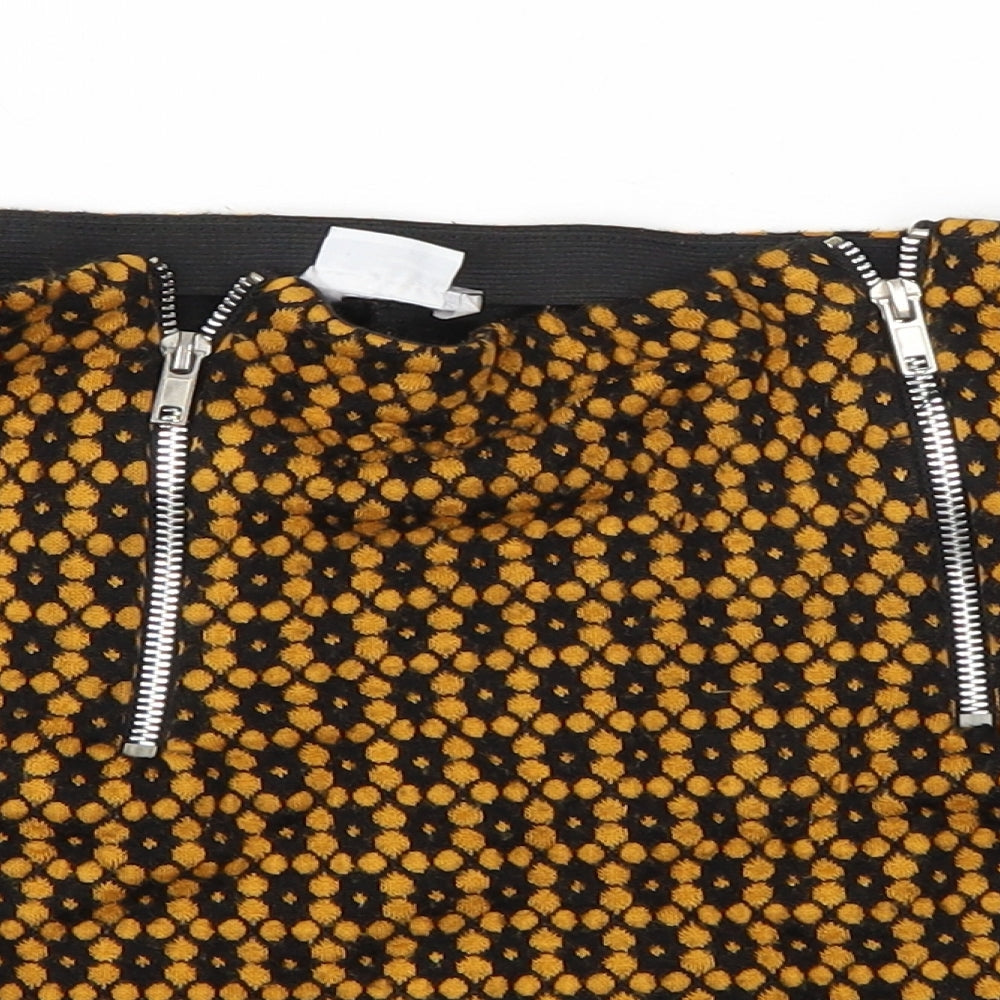 Cooperative Womens Multicoloured Polka Dot  A-Line Skirt Size S