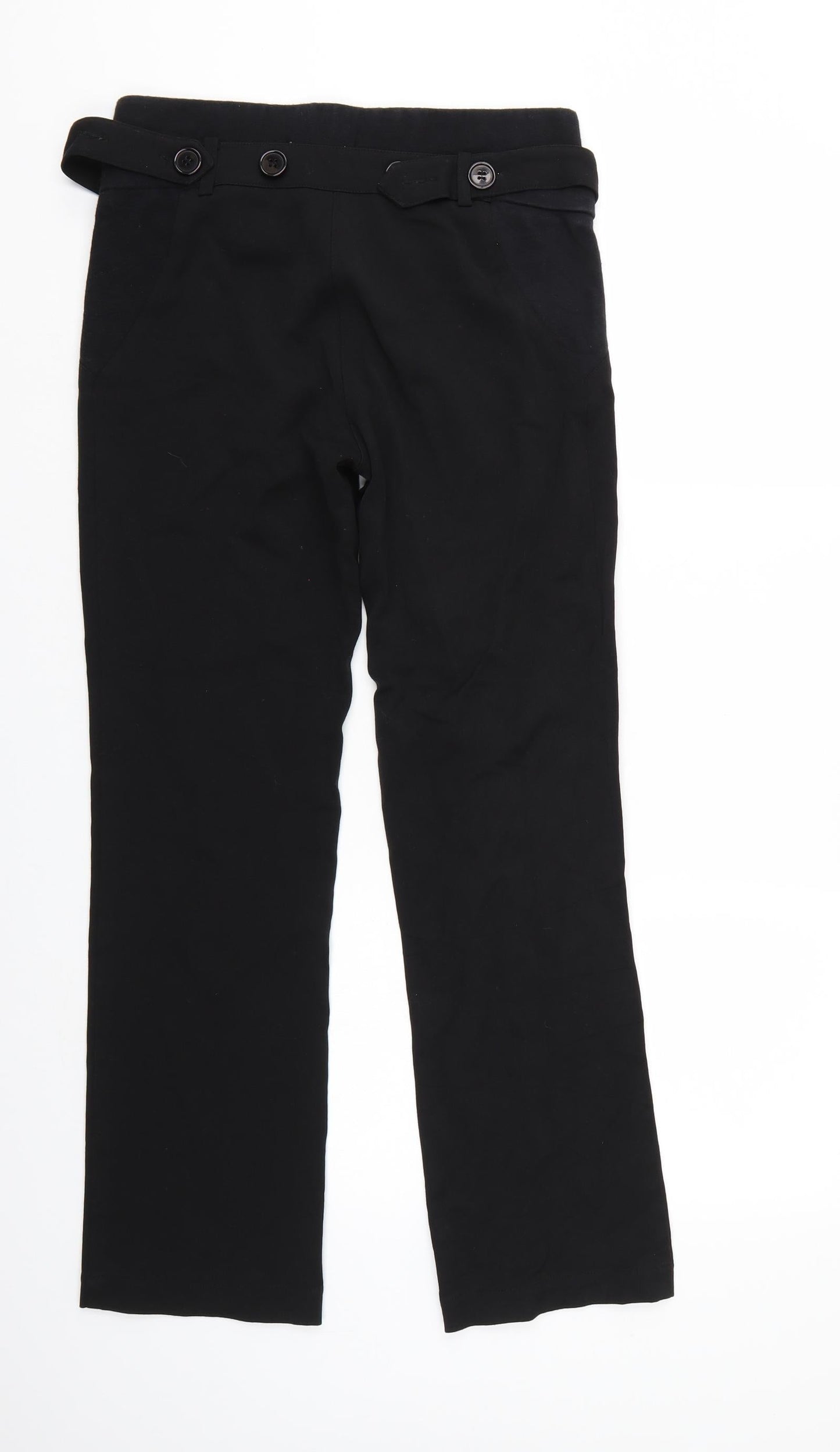 JoJo Maman Bébé Womens Black   Trousers  Size 6 L27 in