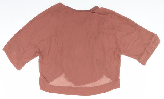 Zara Womens Red   Basic Blouse Size S