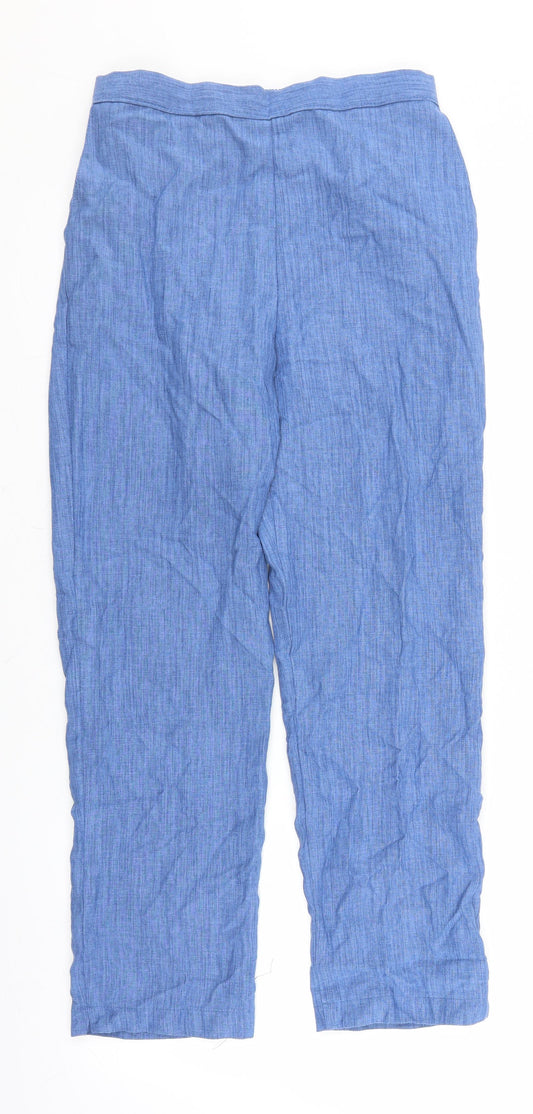Preworn Womens Blue   Trousers  Size 10 L27 in