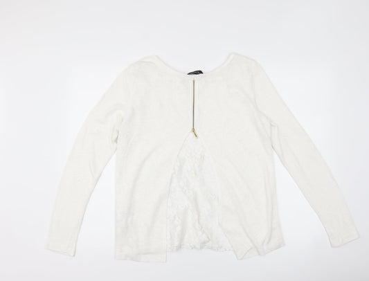 Dorothy Perkins Womens White   Basic T-Shirt Size 16
