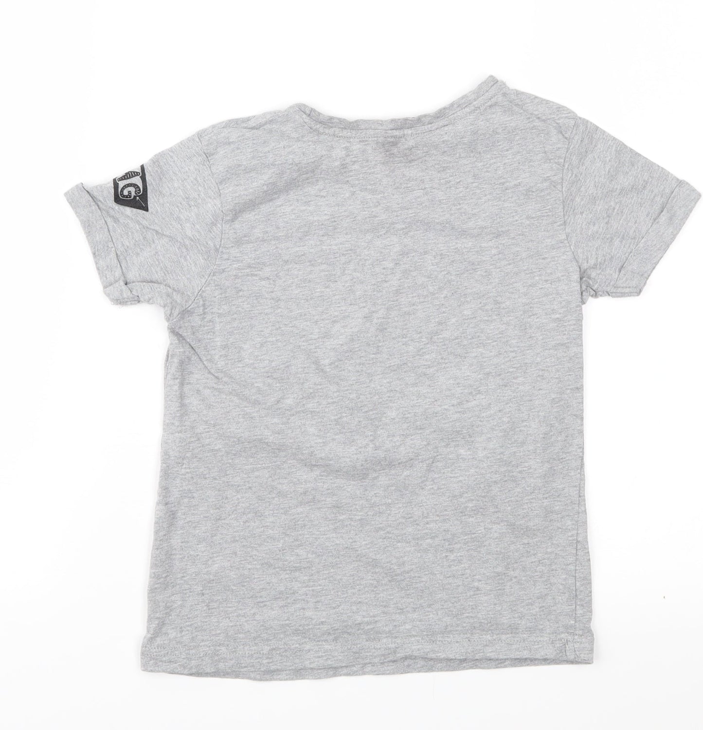 George Boys Grey  Jersey Basic T-Shirt Size 6-7 Years
