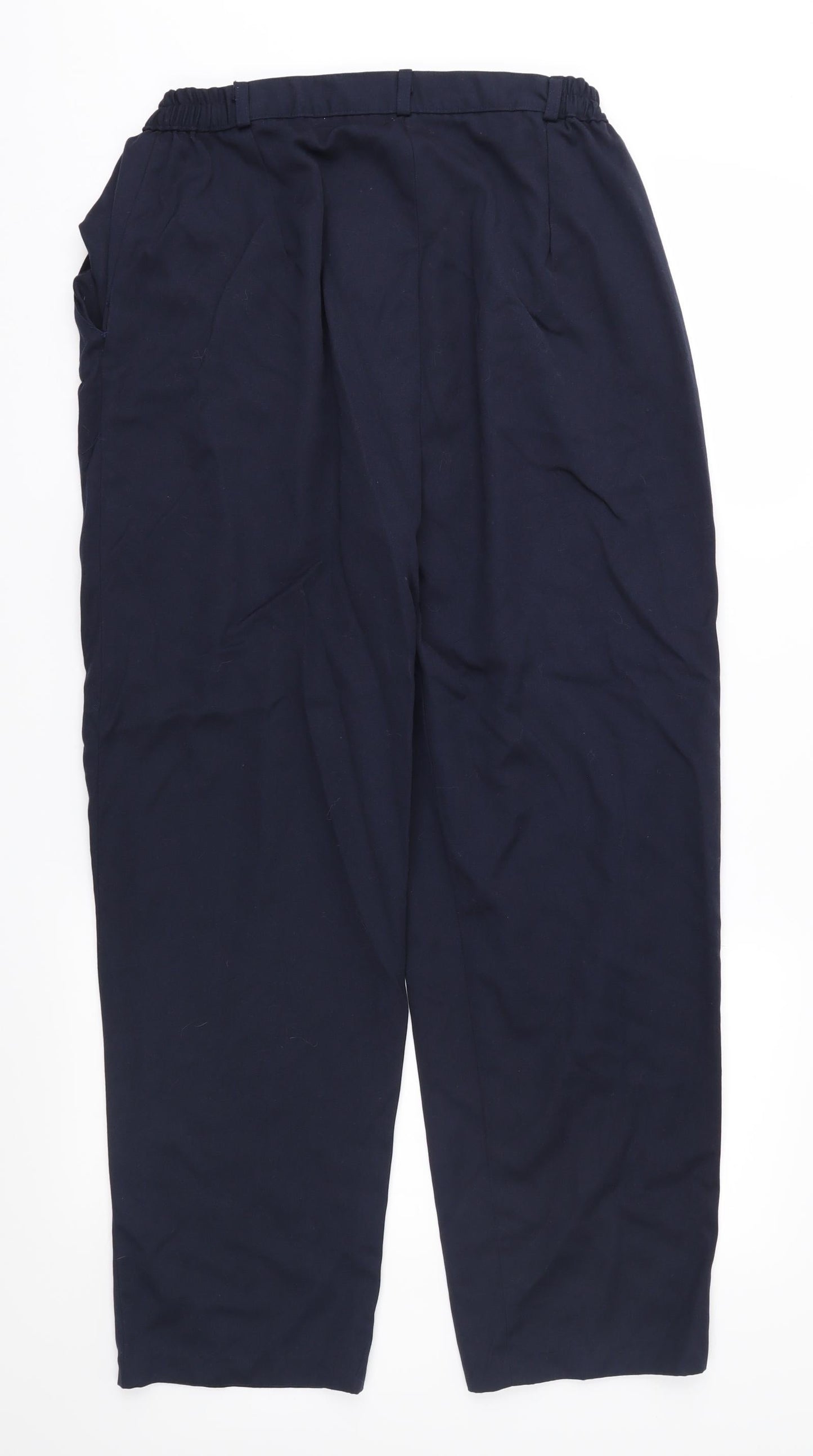 Preworn Womens Black   Trousers  Size 16 L28 in