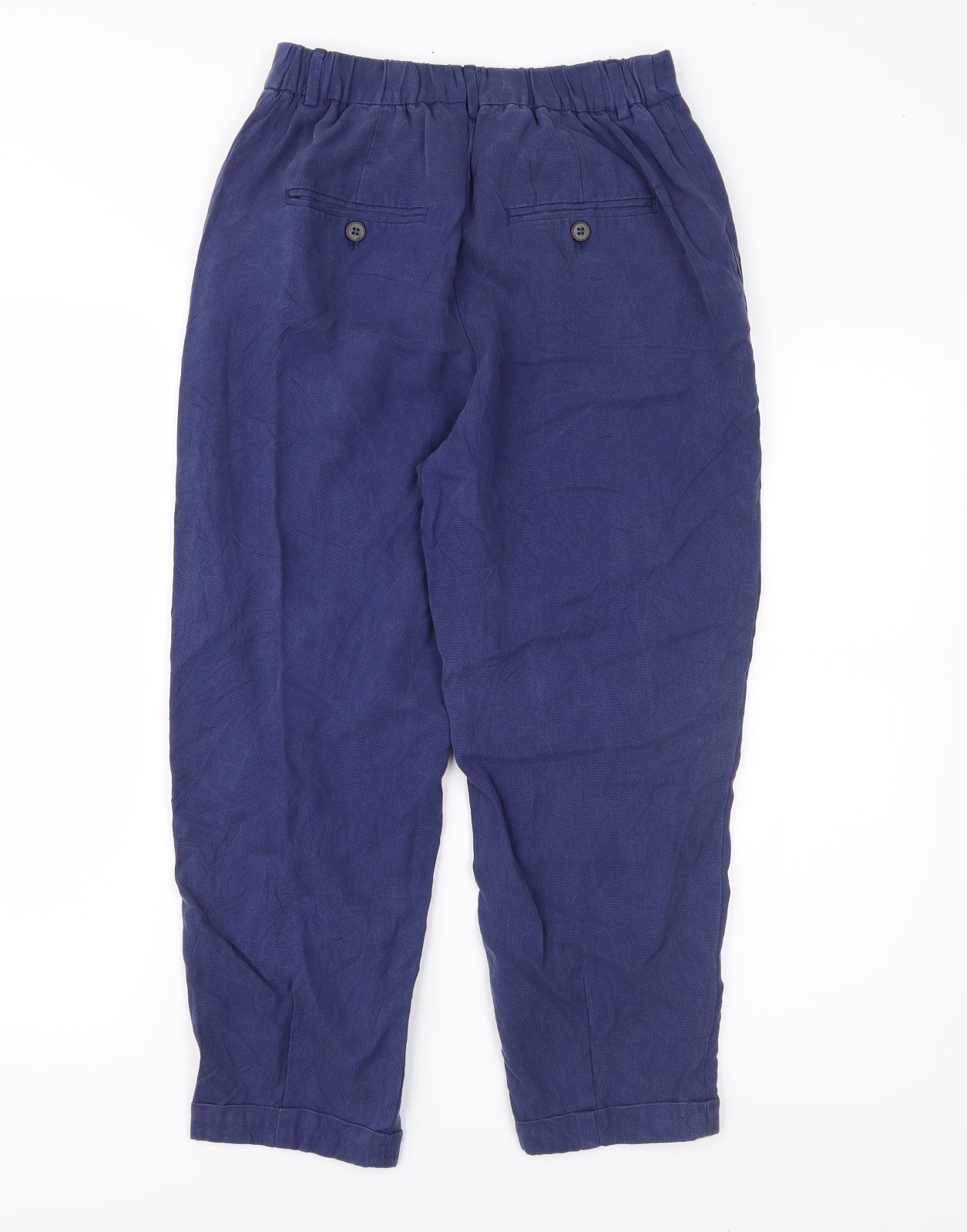 Zara Womens Blue   Pedal Pusher Trousers Size S L23 in