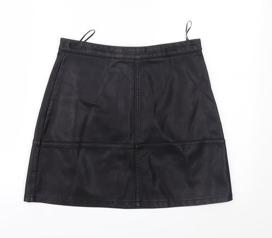 New Look Womens Black   A-Line Skirt Size 10