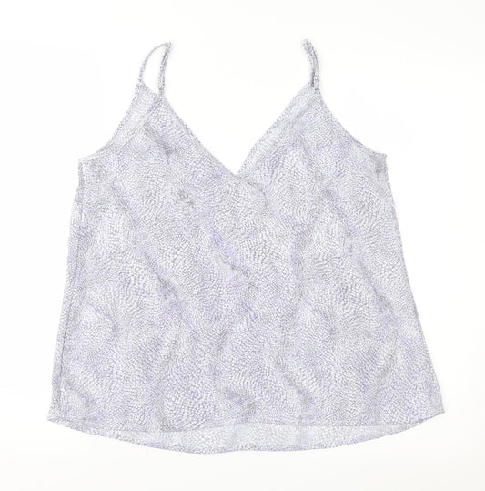 NEXT Womens Purple Geometric  Camisole Blouse Size 10
