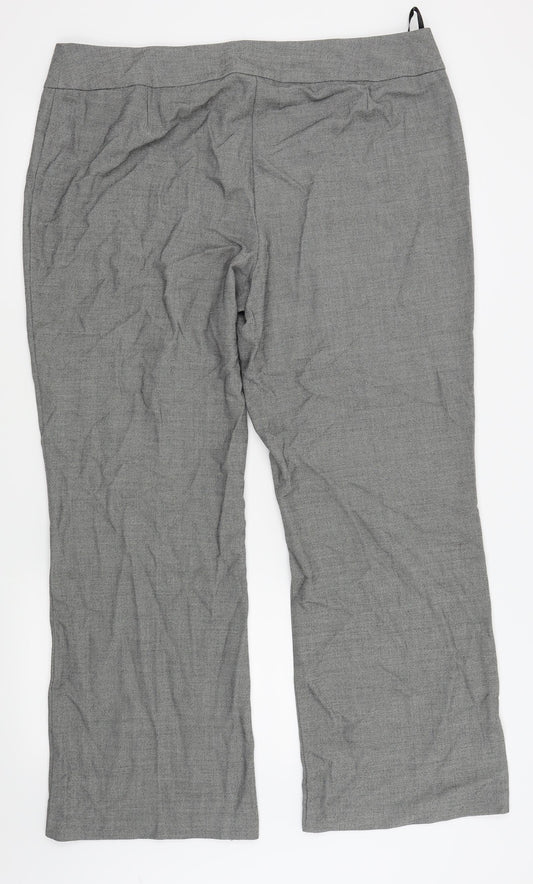 Preworn Womens Grey   Trousers  Size 20 L28 in