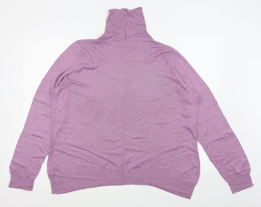 BHS Womens Purple   Basic T-Shirt Size 20