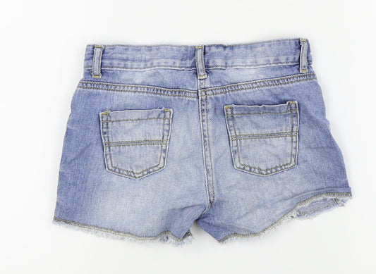 I LOVE GIRLSWEAR Girls Blue   Hot Pants Shorts Size 9 Years