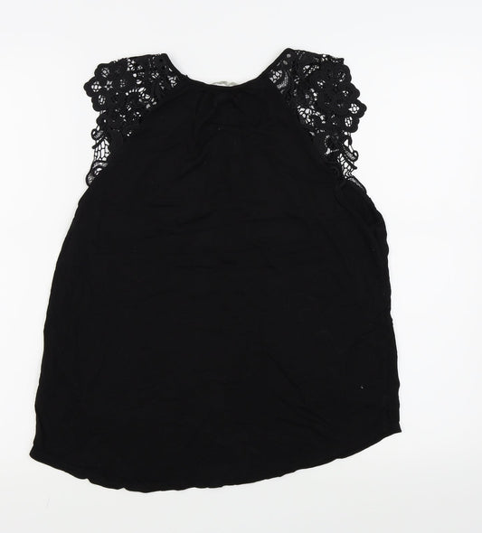 H&M Womens Black   Basic T-Shirt Size M
